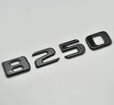 For Mercedes Benz B250 Gloss Black Rear Boot Trunk Letter Number Badge Emblem