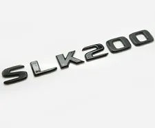 For Mercedes Benz SLK200 Gloss Black Rear Boot Trunk Letter Number Badge Emblem