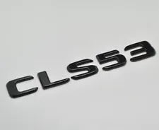 For Mercedes Benz CLS53 Gloss Black Rear Boot Trunk Letter Number Badge Emblem