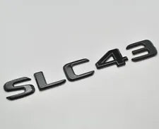 For Mercedes Benz SLC43 Gloss Black Rear Boot Trunk Letter Number Badge Emblem
