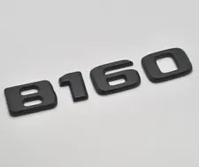 For Mercedes Benz B160 Matt Black Rear Boot Trunk Letter Number Badge Emblem