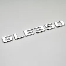 For Mercedes Benz GLE350 Chrome Silver Rear Boot Trunk Letter Number Badge Emblem