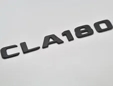 For Mercedes Benz CLA180 Matt Black Rear Boot Trunk Letter Number Badge Emblem