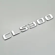 For Mercedes Benz CLS300 Chrome Silver Rear Boot Trunk Letter Number Badge Emblem