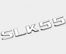 For Mercedes Benz SLK55 Chrome Silver Rear Boot Trunk Letter Number Badge Emblem