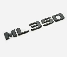 For Mercedes Benz ML350 Matt Black Rear Boot Trunk Letter Number Badge Emblem