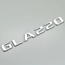 For Mercedes Benz GLA220 Chrome Silver Rear Boot Trunk Letter Number Badge Emblem