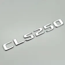 For Mercedes Benz CLS250 Chrome Silver Rear Boot Trunk Letter Number Badge Emblem