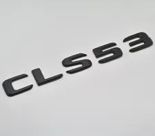 For Mercedes Benz CLS53 Matt Black Rear Boot Trunk Letter Number Badge Emblem