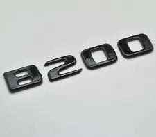 For Mercedes Benz B200 Gloss Black Rear Boot Trunk Letter Number Badge Emblem
