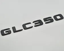 For Mercedes Benz GLC350 Matt Black Rear Boot Trunk Letter Number Badge Emblem