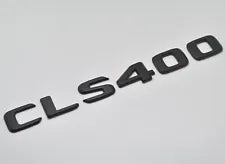 For Mercedes Benz CLS400 Matt Black Rear Boot Trunk Letter Number Badge Emblem