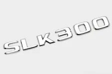 For Mercedes Benz SLK300 Chrome Silver Rear Boot Trunk Letter Number Badge Emblem
