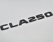 For Mercedes Benz CLA250 Matt Black Rear Boot Trunk Letter Number Badge Emblem
