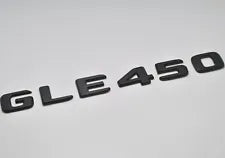 For Mercedes Benz GLE450 Matt Black Rear Boot Trunk Letter Number Badge Emblem