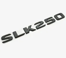 For Mercedes Benz SLK250 Matt Black Rear Boot Trunk Letter Number Badge Emblem