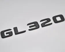 For Mercedes Benz GL320 Matt Black Rear Boot Trunk Letter Number Badge Emblem