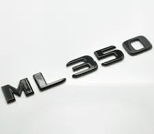 For Mercedes Benz ML350 Gloss Black Rear Boot Trunk Letter Number Badge Emblem