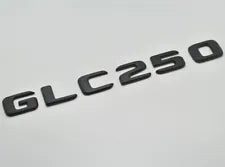 For Mercedes Benz GLC250 Matt Black Rear Boot Trunk Letter Number Badge Emblem
