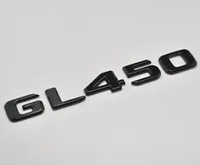 For Mercedes Benz GL450 Gloss Black Rear Boot Trunk Letter Number Badge Emblem