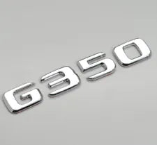 For Mercedes Benz G350 Chrome Silver Rear Boot Trunk Letter Number Badge Emblem