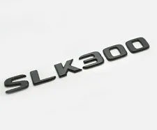 For Mercedes Benz SLK300 Matt Black Rear Boot Trunk Letter Number Badge Emblem