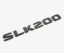 For Mercedes Benz SLK200 Matt Black Rear Boot Trunk Letter Number Badge Emblem