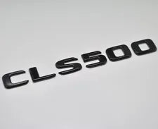 For Mercedes Benz CLS500 Gloss Black Rear Boot Trunk Letter Number Badge Emblem