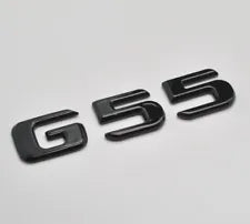 For Mercedes Benz G55 Gloss Black Rear Boot Trunk Letter Number Badge Emblem