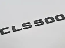 For Mercedes Benz CLS500 Matt Black Rear Boot Trunk Letter Number Badge Emblem