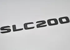 For Mercedes Benz SLC200 Matt Black Rear Boot Trunk Letter Number Badge Emblem