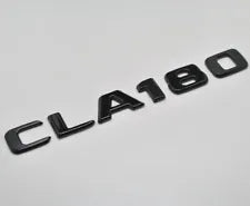 For Mercedes Benz CLA180 Gloss Black Rear Boot Trunk Letter Number Badge Emblem