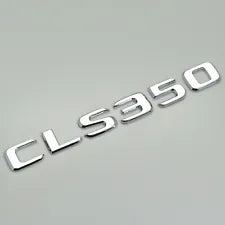 For Mercedes Benz CLS350 Chrome Silver Rear Boot Trunk Letter Number Badge Emblem