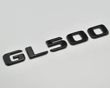 For Mercedes Benz GL500 Gloss Black Rear Boot Trunk Letter Number Badge Emblem