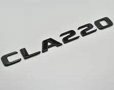 For Mercedes Benz CLA220 Gloss Black Rear Boot Trunk Letter Number Badge Emblem