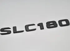 For Mercedes Benz SLC180 Matt Black Rear Boot Trunk Letter Number Badge Emblem