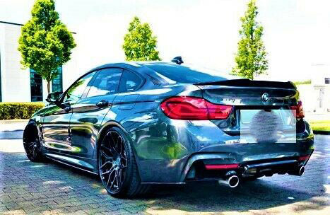BMW M Sport 4 Series Gran Coupe F36 Carbon Fibre M4 Rear Spoiler 2013-2020
