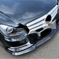 Mercedes C Class C63 AMG Brabus Style W204 Gloss Black Front Splitter Lip 2011-15