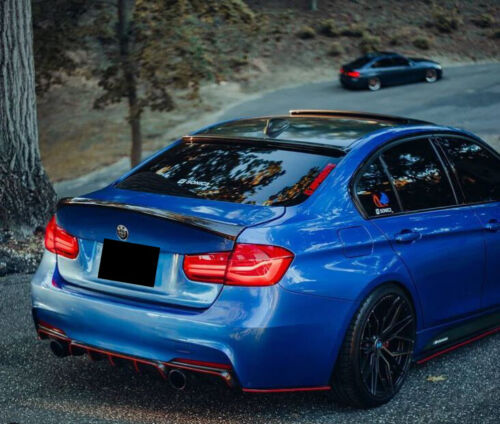 BMW 3 SERIES F30 F80 STYLE REAR ROOF SPOILER LIP LID GLOSS BLACK 2011-2018 OEM