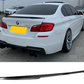 BMW 5 series F10 & M5 4dr M performance carbon fibre rear boot trunk lip spoiler
