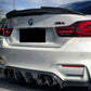 BMW 4 SERIES F82 M4 COUPE REAR BOOT SPOILER V STYLE LIP CARBON LOOK 100% FIT