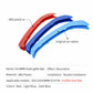 M-Power 9 Bars Kidney Grille 3 Color Cover Clips For BMW 3 Series GT F34 2013-18