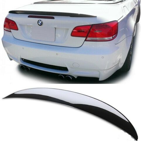 BMW E93 convertible M3 M performance style rear boot Lip spoiler gloss ...