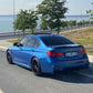 BMW 3 SERIES F30 F80 M4 V STYLE REAR TRUNK LID BOOT SPOILER M PERFORMANCE BLACK