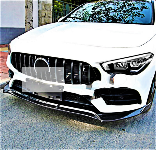 Mercedes CLA Class CLA45S AMG Style W118 C118 Gloss Front Splitter Lip 2019+