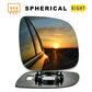 Right driver side heated wing mirror glass for VW Transporter T6 2015-22 clip on