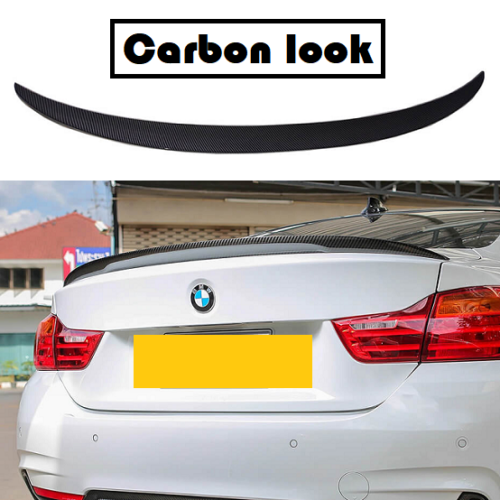 BMW F32 2 door coupe carbon fibre look M performance rear boot lip spoiler UK