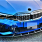 BMW M Sport 3 Series G20 G21 M3 Style Carbon Fibre Front Splitter Lip 2018 plus
