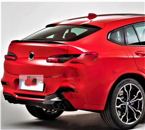 BMW M Sport X4 G02 X4M SUV Gloss Black Rear Boot Lip Spoiler 2018 plus