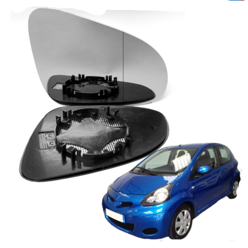 Toyota Aygo Right Driver wing mirror glass 2014-2021 door side Wide angle Heated